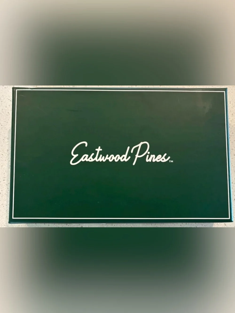 NEW Eastwood Pines official Golf Needlepoint/Wood Valet Tray.